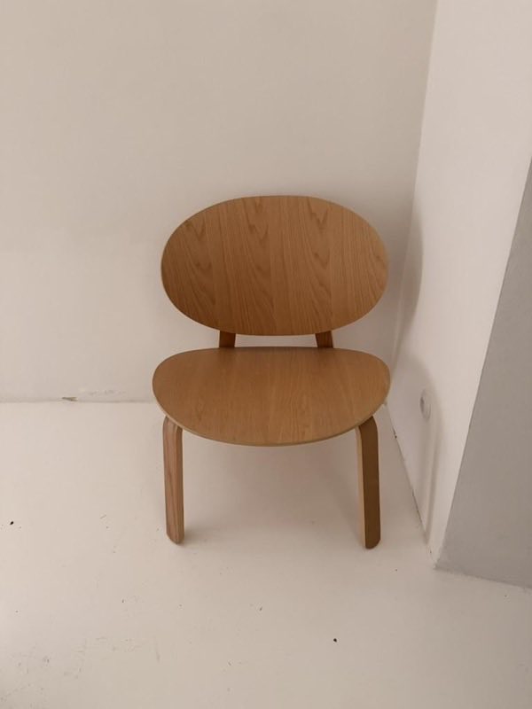 Oak lounge chair (FRÖSET type)