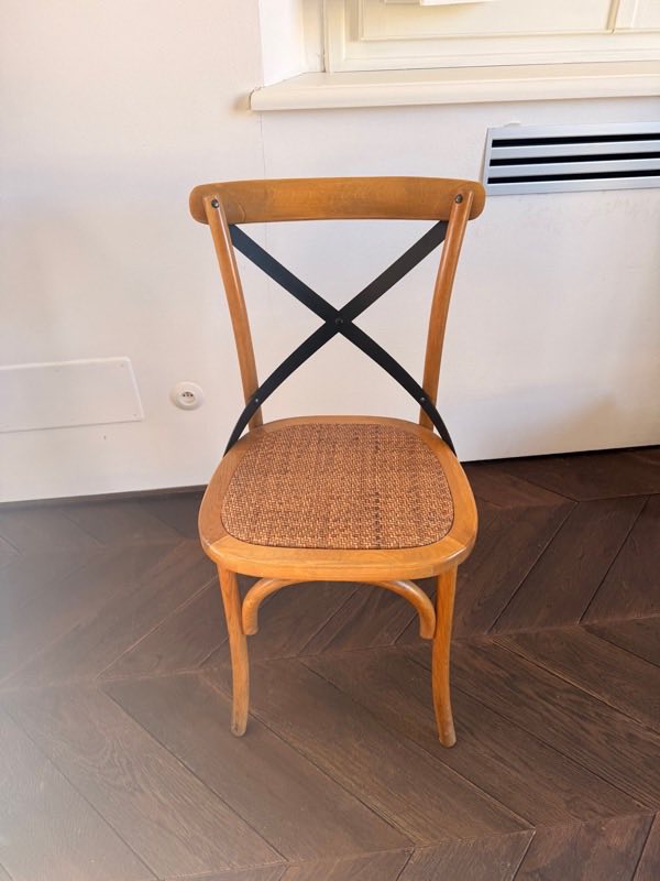 Crossback bistro chairs (set of 4)