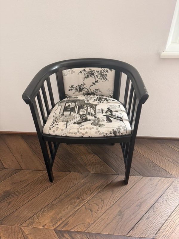 Bentwood tub chairs, chinoiserie (2)
